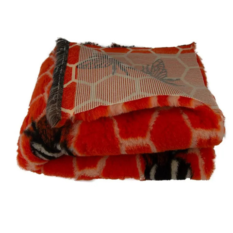 BUBA Dry bed legowisko antypoślizgowe pomarańczowe w pszczoły BUBA Dry bed legowisko antypoślizgowe pomarańczowe w pszczoły