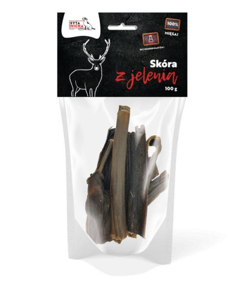 SYTA MICHA Skóra z jelenia 100 g SYTA MICHA Skóra z jelenia 100 g