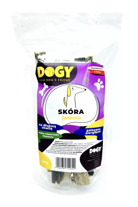 DOGY Skóra jelenia 140 g DOGY Skóra jelenia 140 g