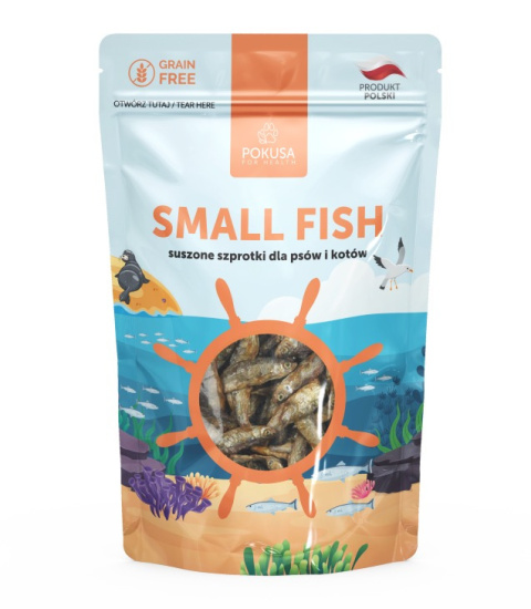 POKUSA Suszone szprotki 40 g POKUSA Suszone szprotki 40 g