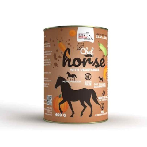 SYTA MICHA Karma mokra konina z warzywami 400 g SYTA MICHA Karma mokra konina z warzywami 400 g