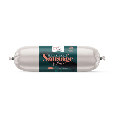 SYTA MICHA Kiełbaska z łososiem 80 g SYTA MICHA Kiełbaska z łososiem 80 g