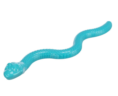 TRIXIE Wąż na przysmaki 59 cm turkusowy TRIXIE Wąż na przysmaki 59 cm turkusowy