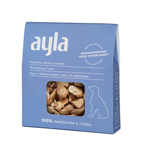 AYLA Liofilizowane medaliony z indyka 28 g AYLA Liofilizowane medaliony z indyka 28 g