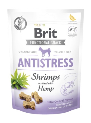 BRIT Functional Snack Antistress krewetki i konopie 150 g
