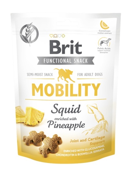 BRIT Funkcjonalne przysmaki mobility kalmar i ananas 150 g