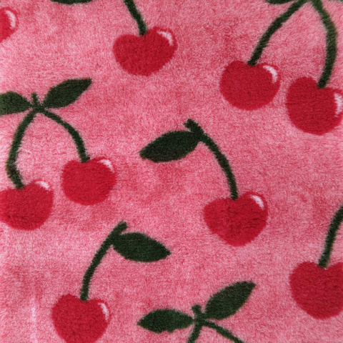 BUBA Dry bed legowisko antypoślizgowe wisienki