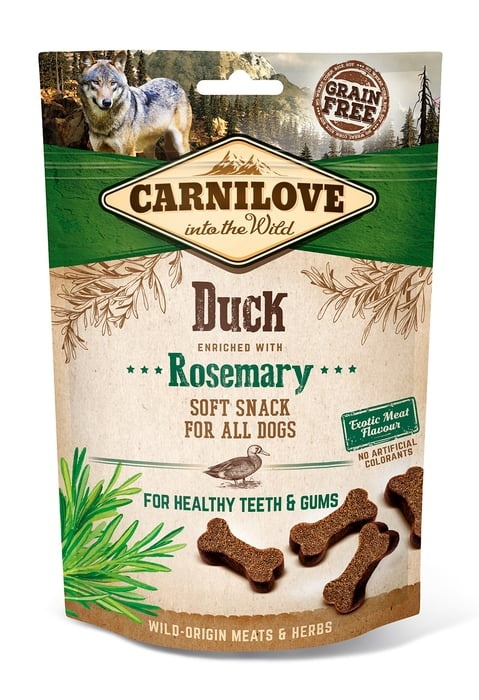 CARNILOVE Semi Moist Snack kaczka z rozmarynem 200 g CARNILOVE Semi Moist Snack kaczka z rozmarynem 200 g