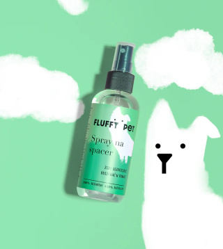 FLUFFY PET Spray na spacer 150 ml