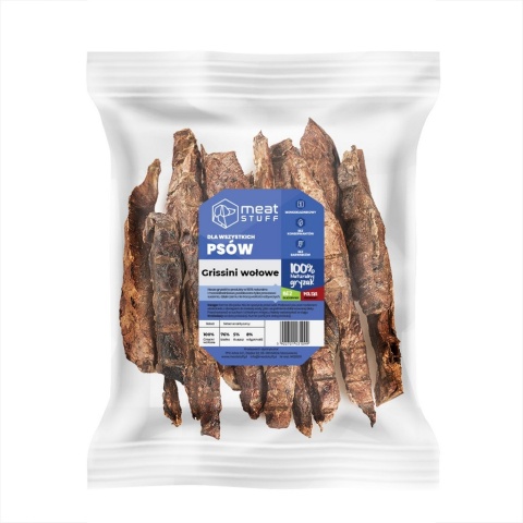 MEAT STUFF Grissini wołowe 250 g MEAT STUFF Grissini wołowe 250 g