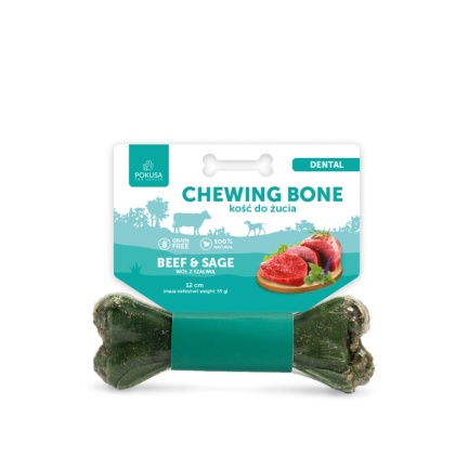 POKUSA Kość do żucia dental 12 cm