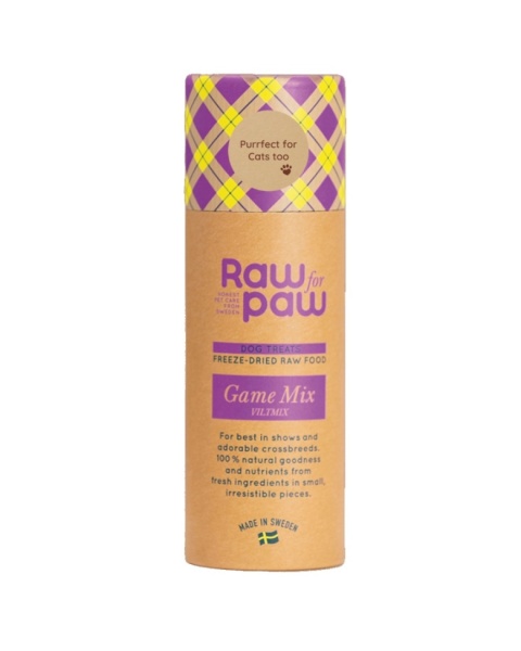 RAW FOR PAW Game Mix dziczyzna liofilizowane przysmaki 45 g