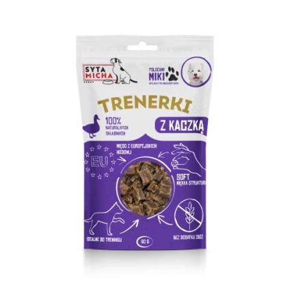 SYTA MICHA Trenerki z kaczką 80 g