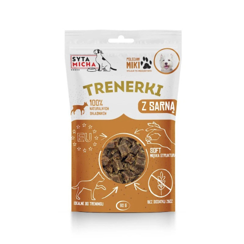SYTA MICHA Trenerki z sarną 80 g SYTA MICHA Trenerki z sarną 80 g