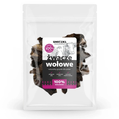 UNISZKI Żwacze wołowe 100 g UNISZKI Żwacze wołowe 100 g