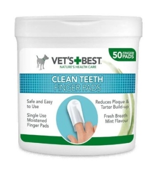 VET`S BEST Czyściki do zębów 50 szt.
