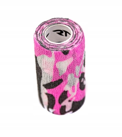 Bandaż samoprzylepny 10 cm x 4,5 m moro różowe