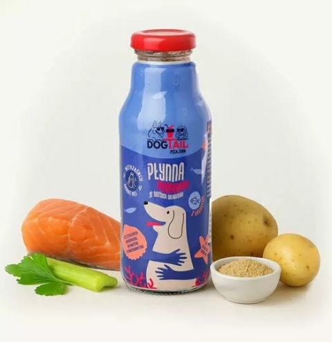 DOGTAIL Psia zupa z łososiem 280 g