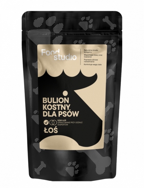 FOOD STUDIO Bulion kostny dziki łoś 230 ml