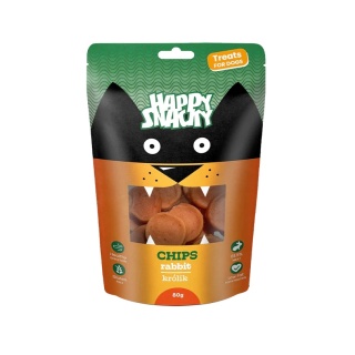 HAPPY SNACKY Talarki z królika 80 g