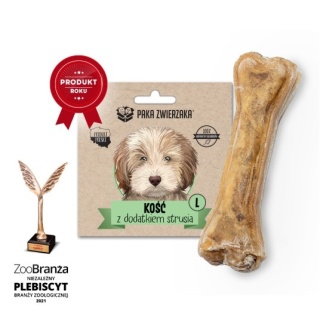 PAKA ZWIERZAKA Kość z dodatkiem strusia 13,5 cm