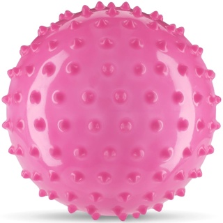 Piłka rehabilitacyjna z kolcami 20 cm różowa