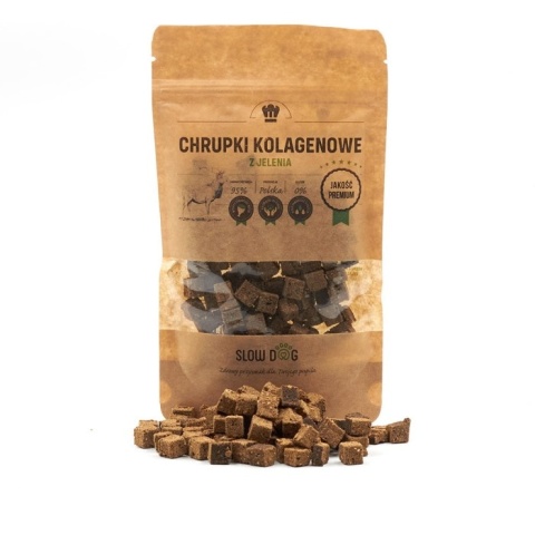 SLOW DOG Chrupki kolagenowe z jelenia 100 g