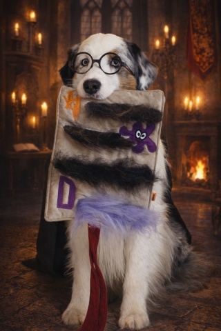 List z Doogwartu - szeleszcząca zabawka z owczym futrem