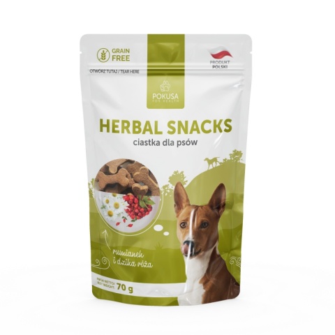POKUSA Ciastka ziołowe przekąski 70 g