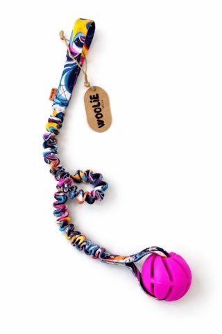 Piłka aportowa z super długą rączką kosmos SUPER OKAZJA