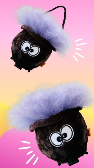 Magiczny kocioołek - zabawka z owczym futrem