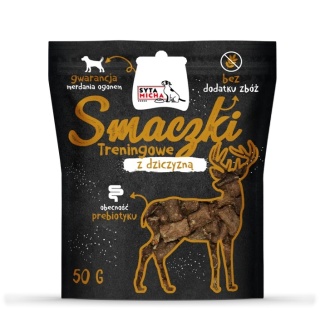 SYTA MICHA Smaczki treningowe z dziczyzną 50g