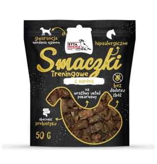 SYTA MICHA Smaczki treningowe z koniną 50g