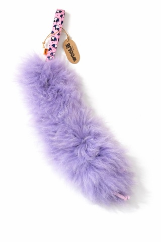 Szarpak pleciony dla dużych psów futro lawendowe/tapiry SUPER OKAZJA