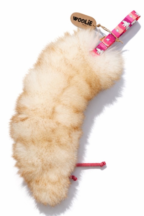 Szarpak pleciony dla dużych psów futro muflon/misie polarne SUPER OKAZJA