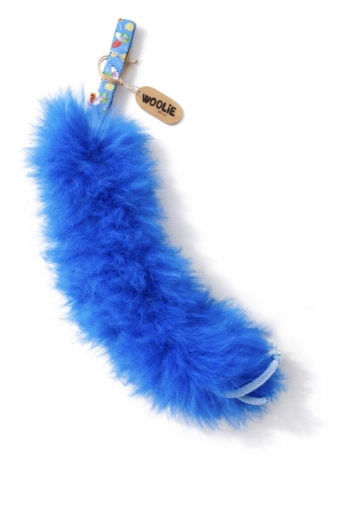 Szarpak pleciony dla dużych psów futro granatowe/misie w sweterkach SUPER OKAZJA