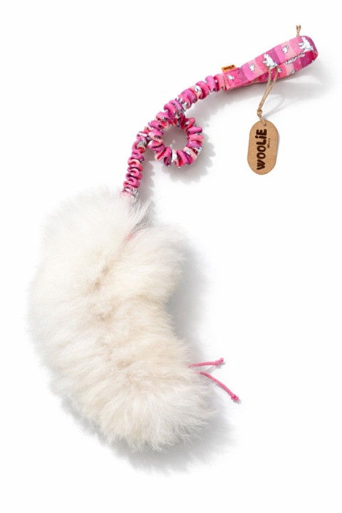 Szarpak pleciony dla małych piesków futro białe/misie polarne SUPER OKAZJA