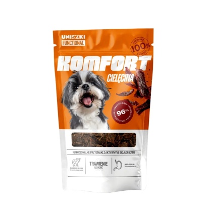 UNISZKI Przysmaki funkcjonalne komfort na trawienie cielęcina 90 g