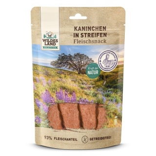WILDES LAND DOG Mięso królika w paskach 70 g