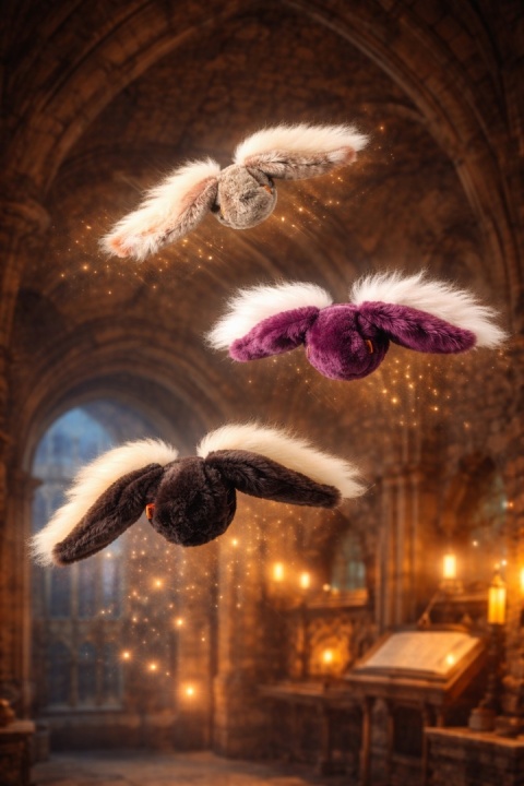 Wingoo - skrzydlata zabawka z owczym futrem i grzechotką